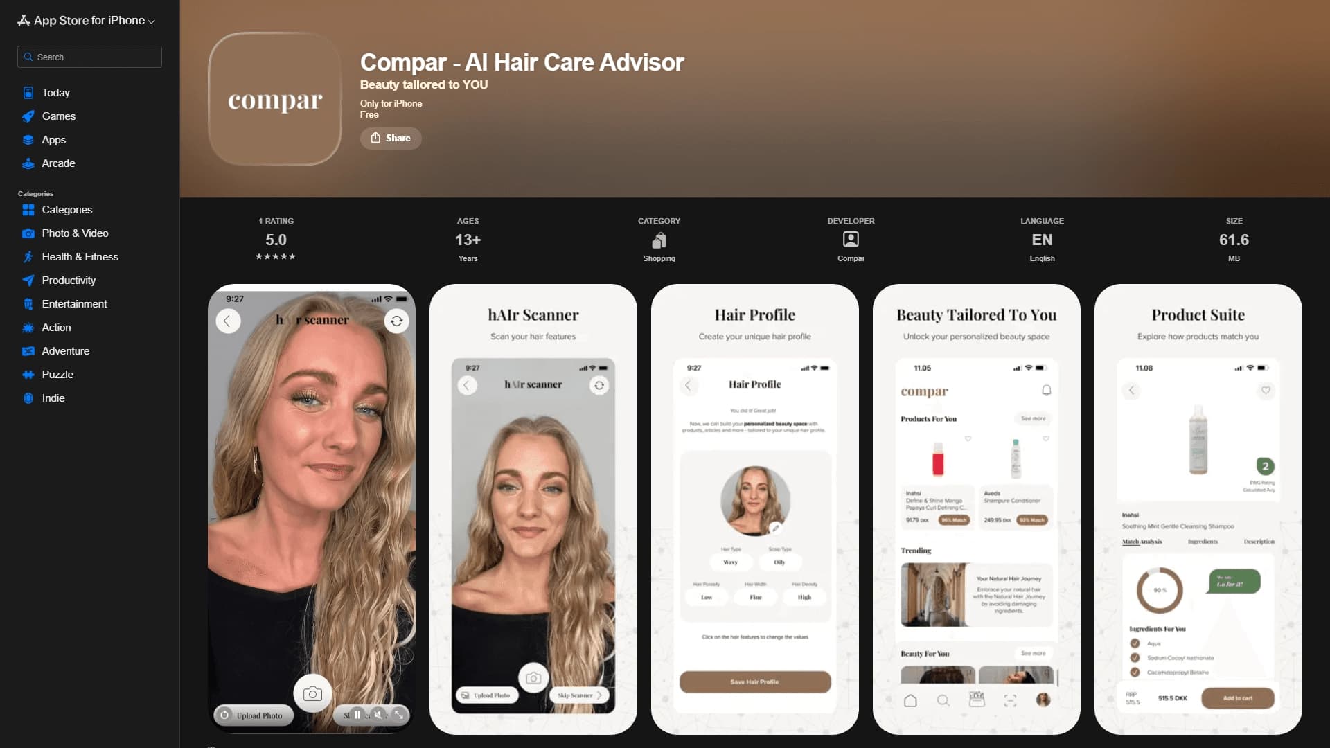 Compar — AI Hair Care Advisor