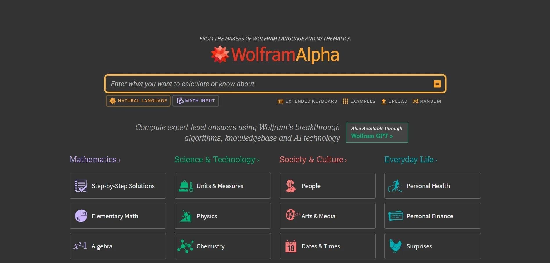 WolframAlpha