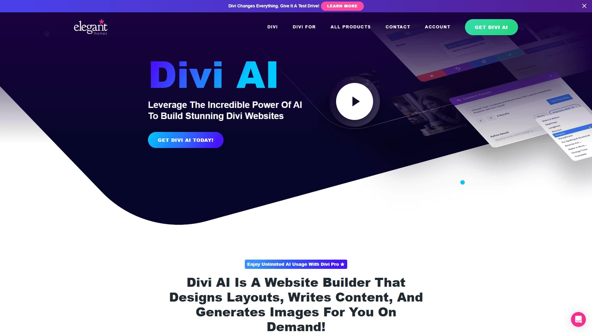 Divi AI