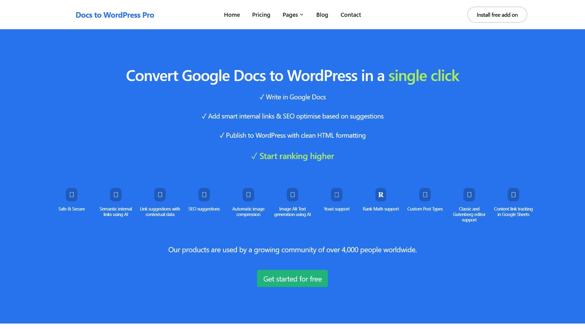 DocsToWP — Google Docs в WordPress