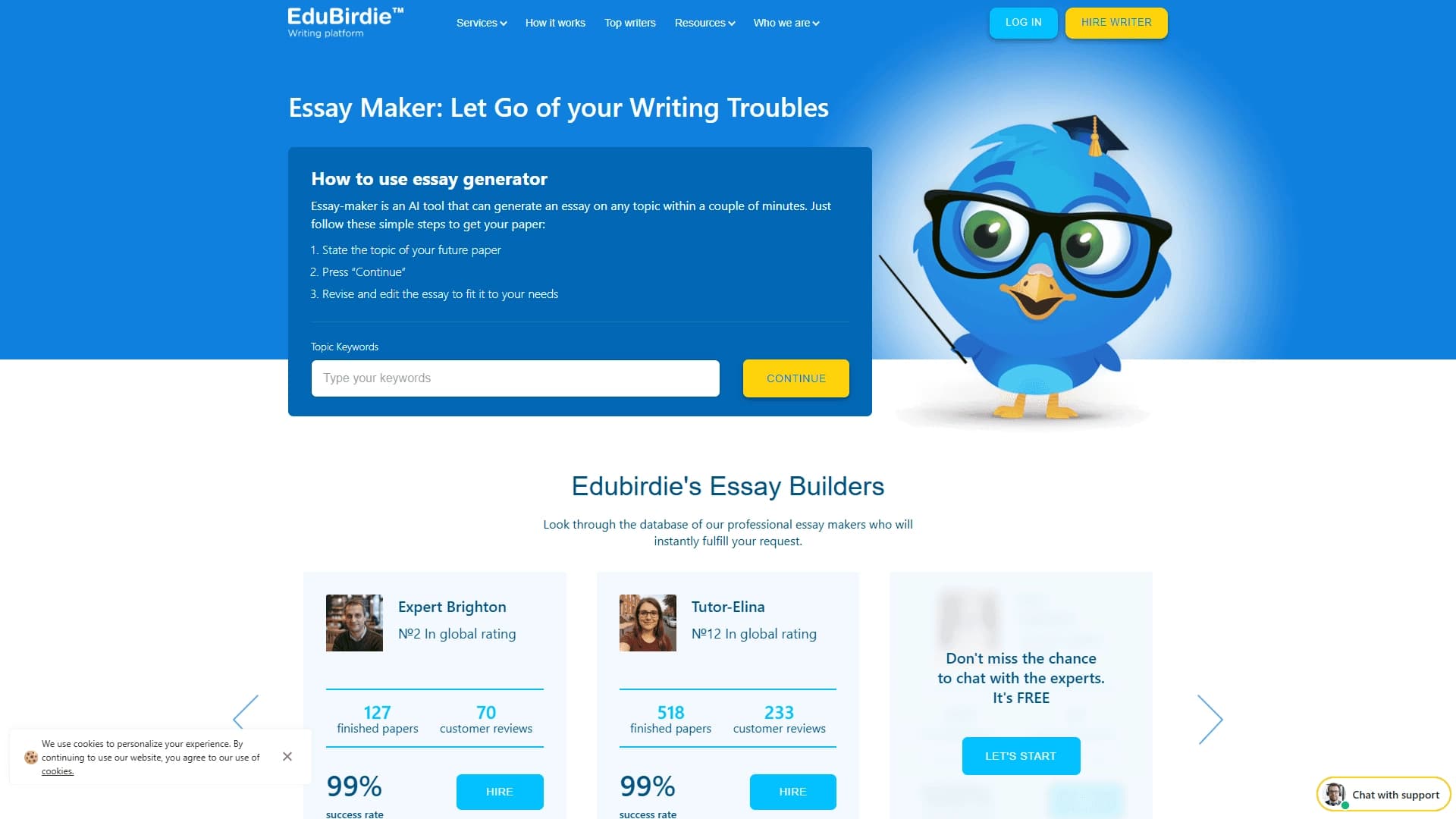 Essay Maker by EduBirdie