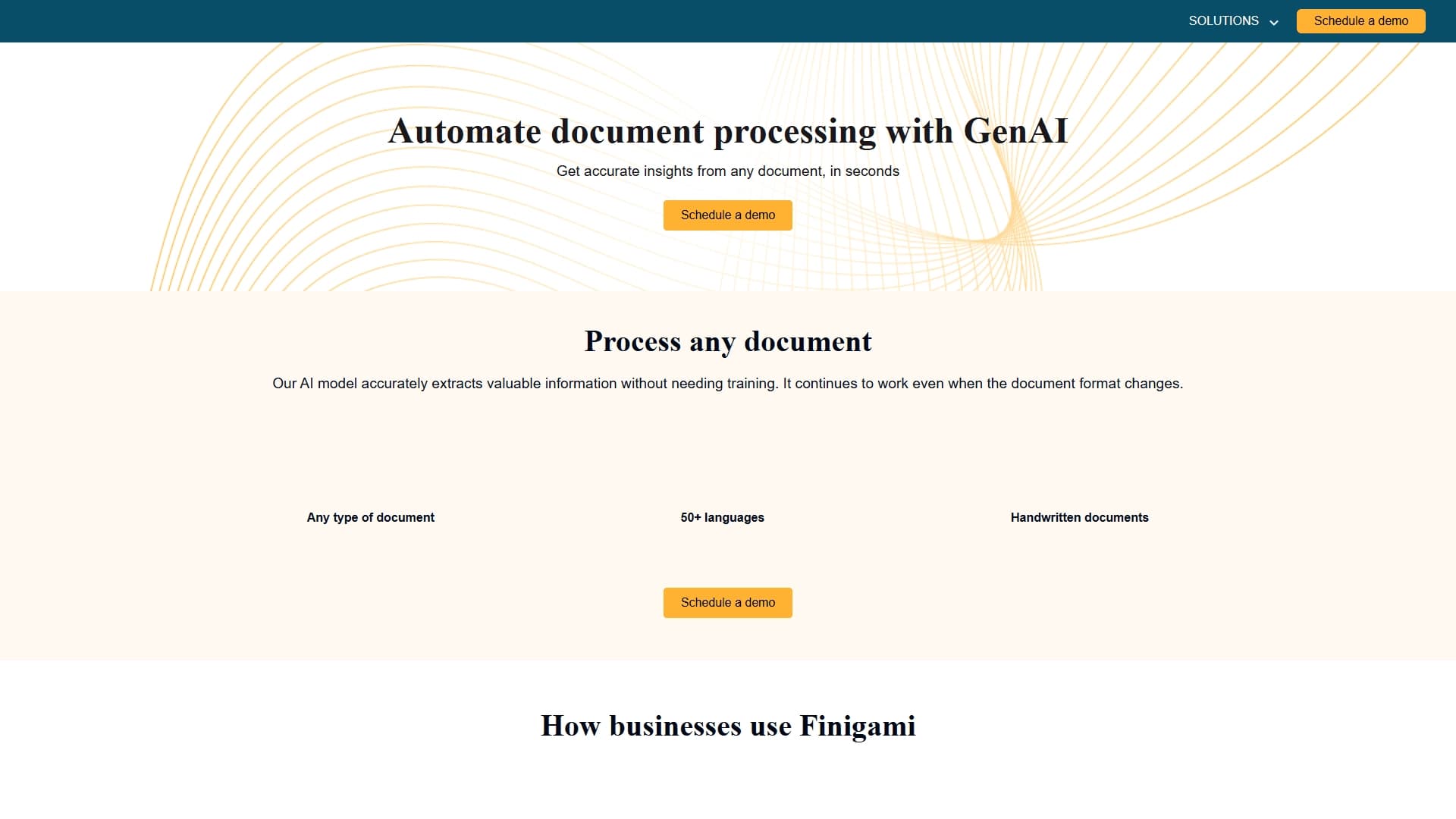Finigami Document AI