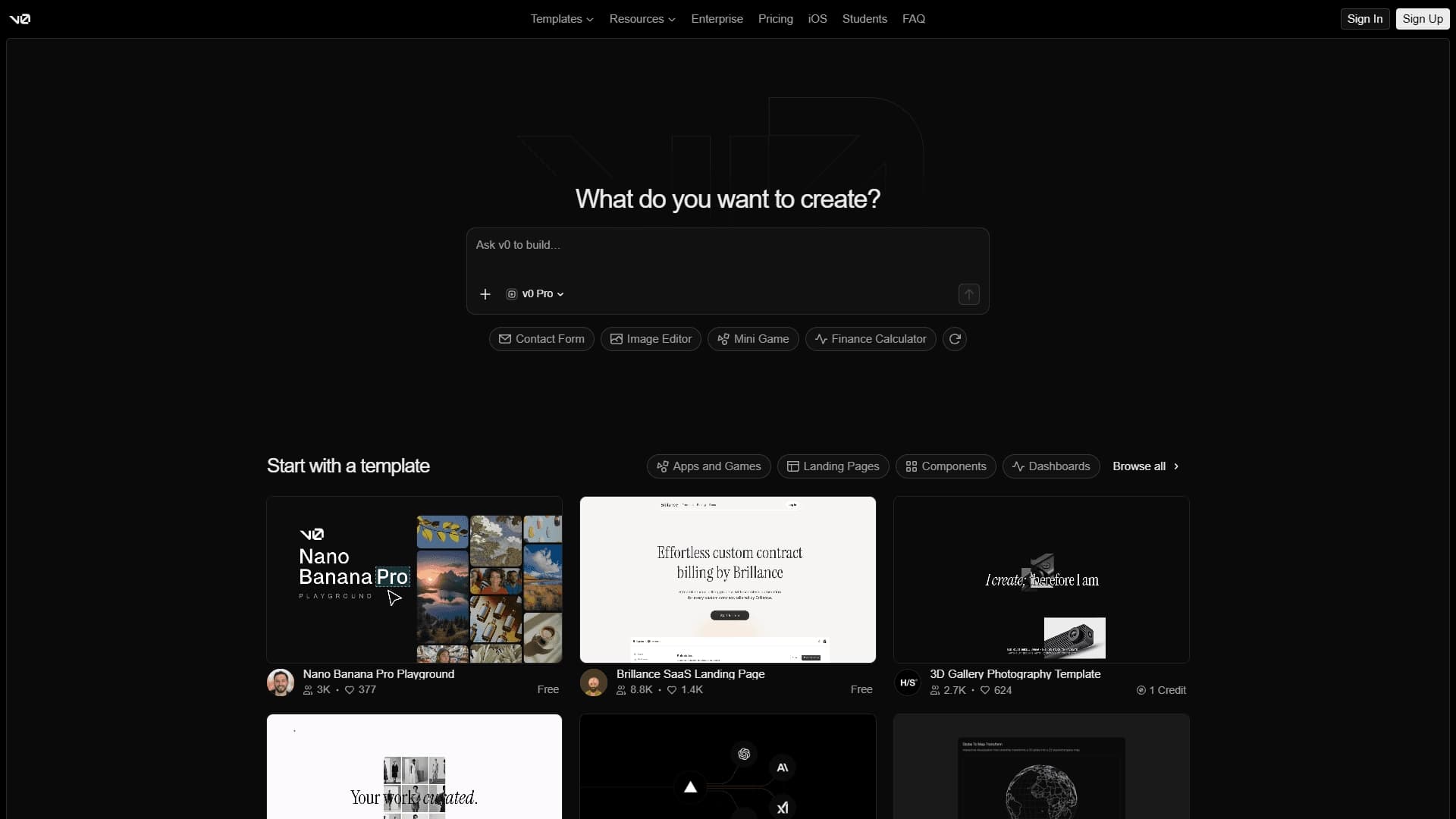 v0.dev by Vercel Labs