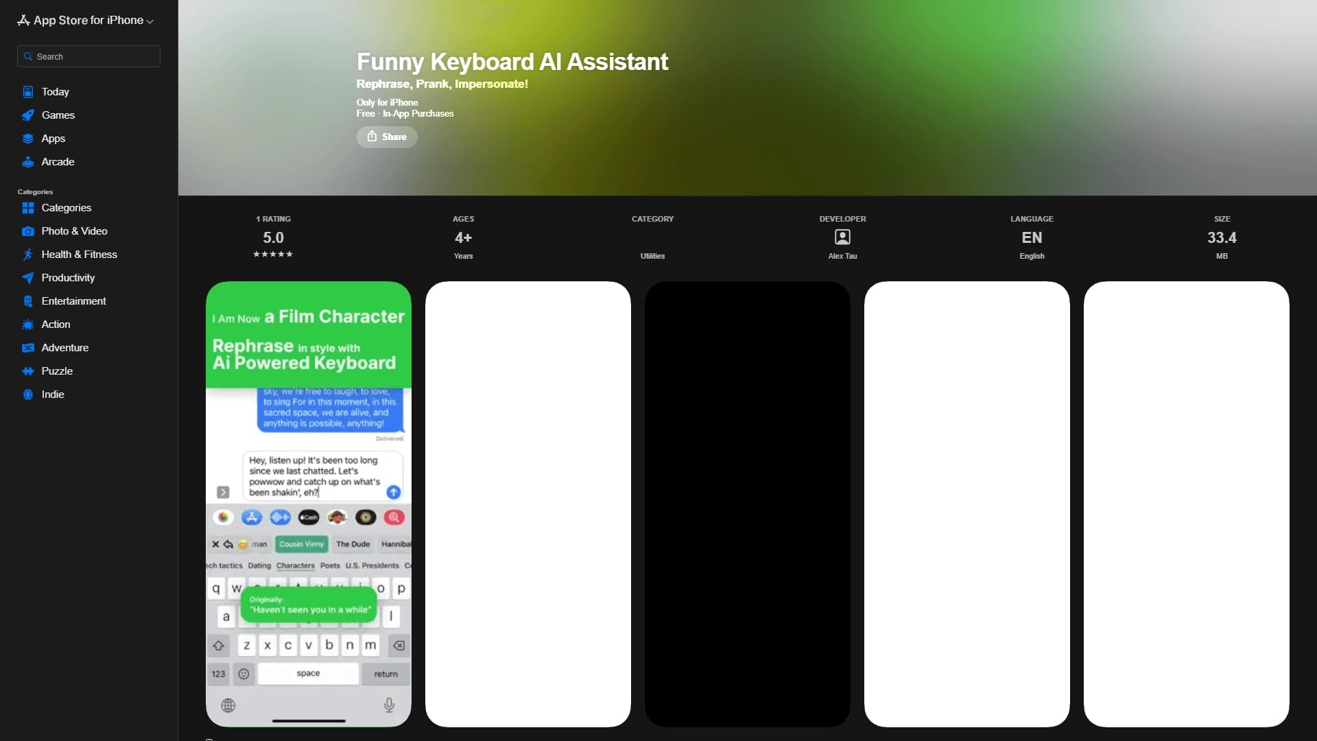 Funny Keyboard AI Assistant