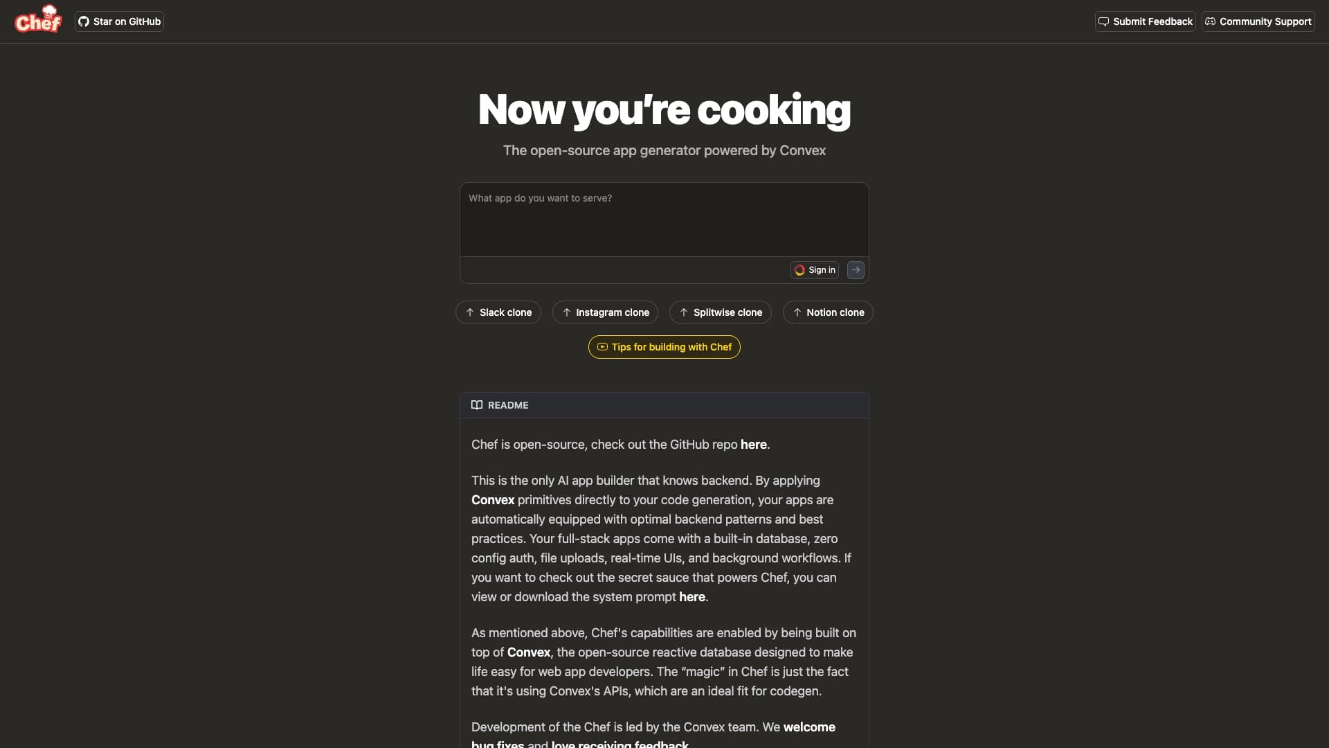 Chef by Convex
