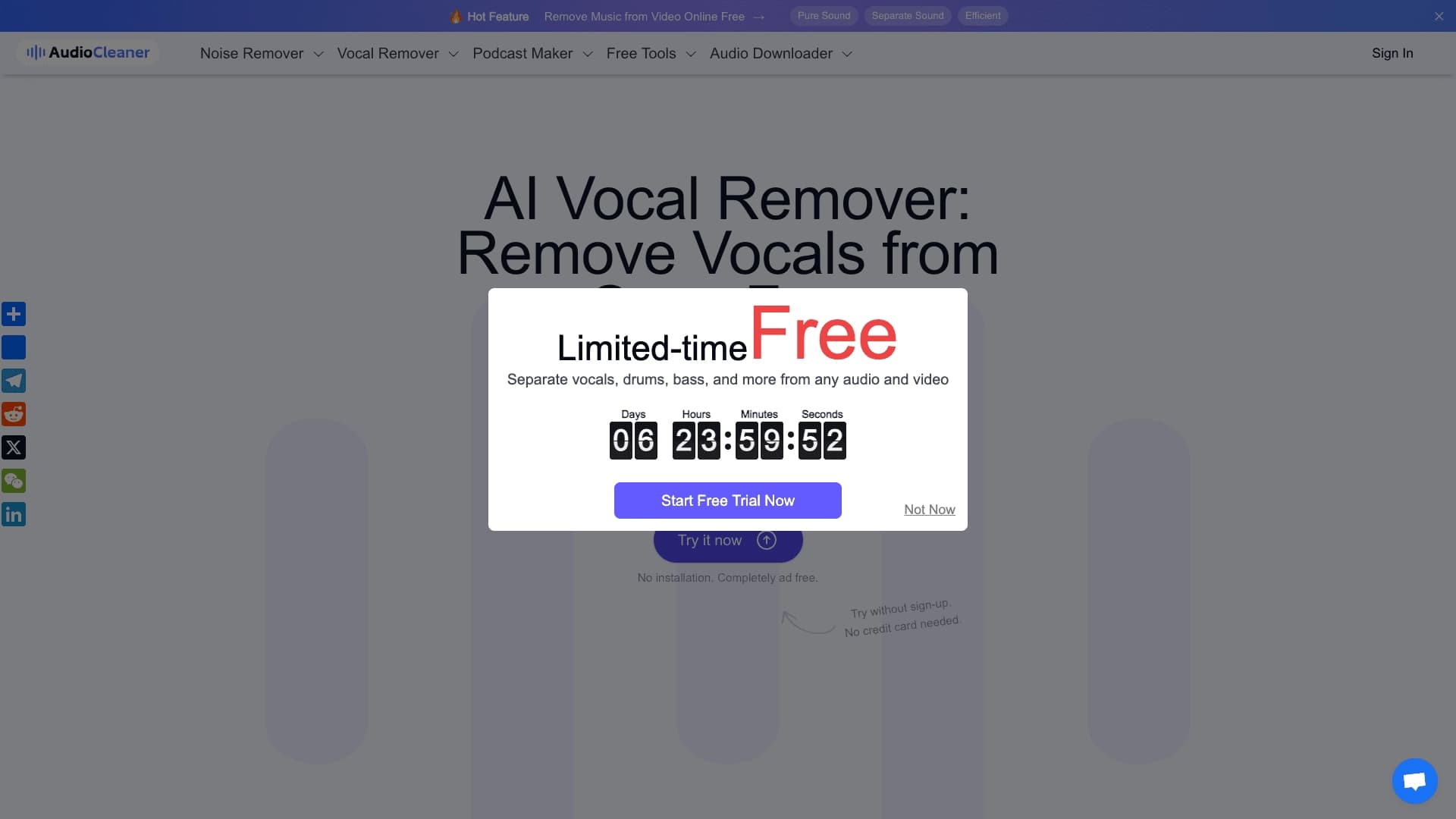 AudioCleaner AI Vocal Remover