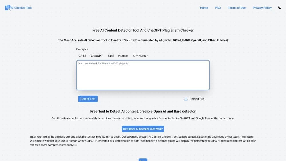 AI Checker Tool