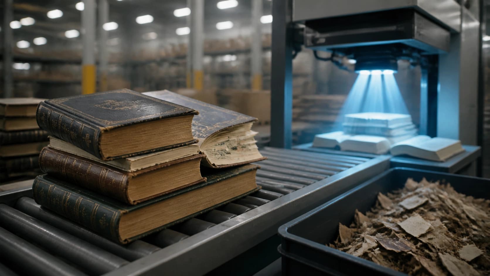 Спрятанный трекер вскрыл схему Amazon: редкие книги закупают и уничтожают ради ИИ