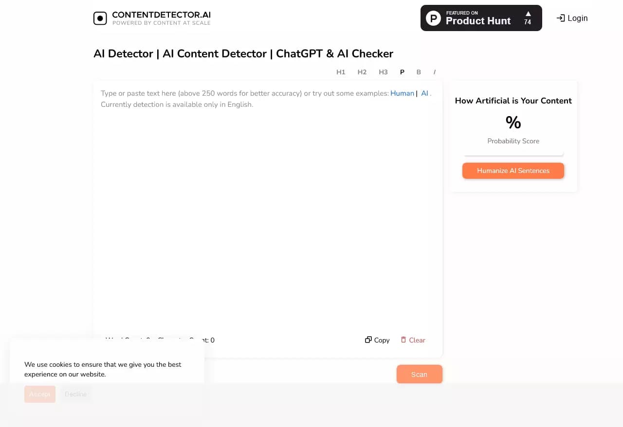 AI Content Detector
