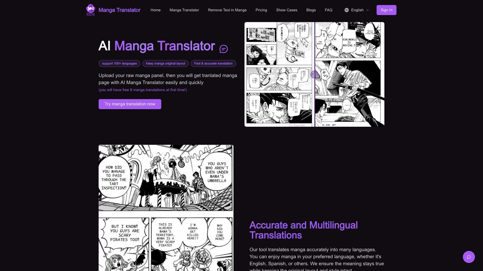 AI Manga Translator